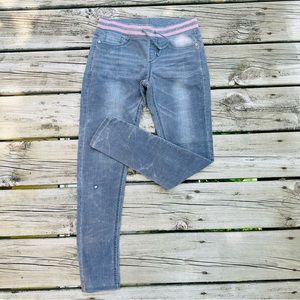 5x$25 So Gray Racing Stripe Drawstring Jeans, 12